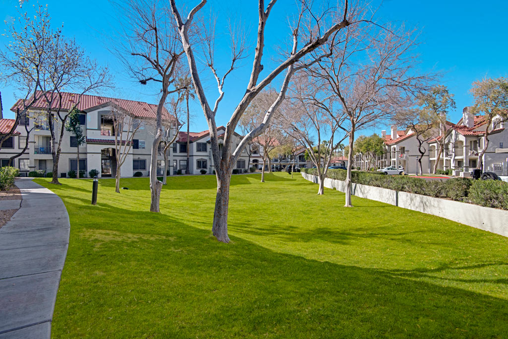 Exterior Walkway  | The Catherine Townhomes in Scottsdale