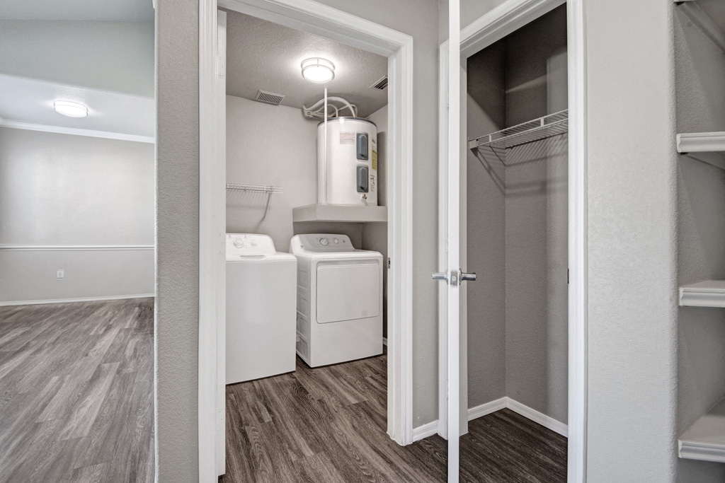 Laundry Room and Coat Closet | The Catherine Townhomes in Scottsdale