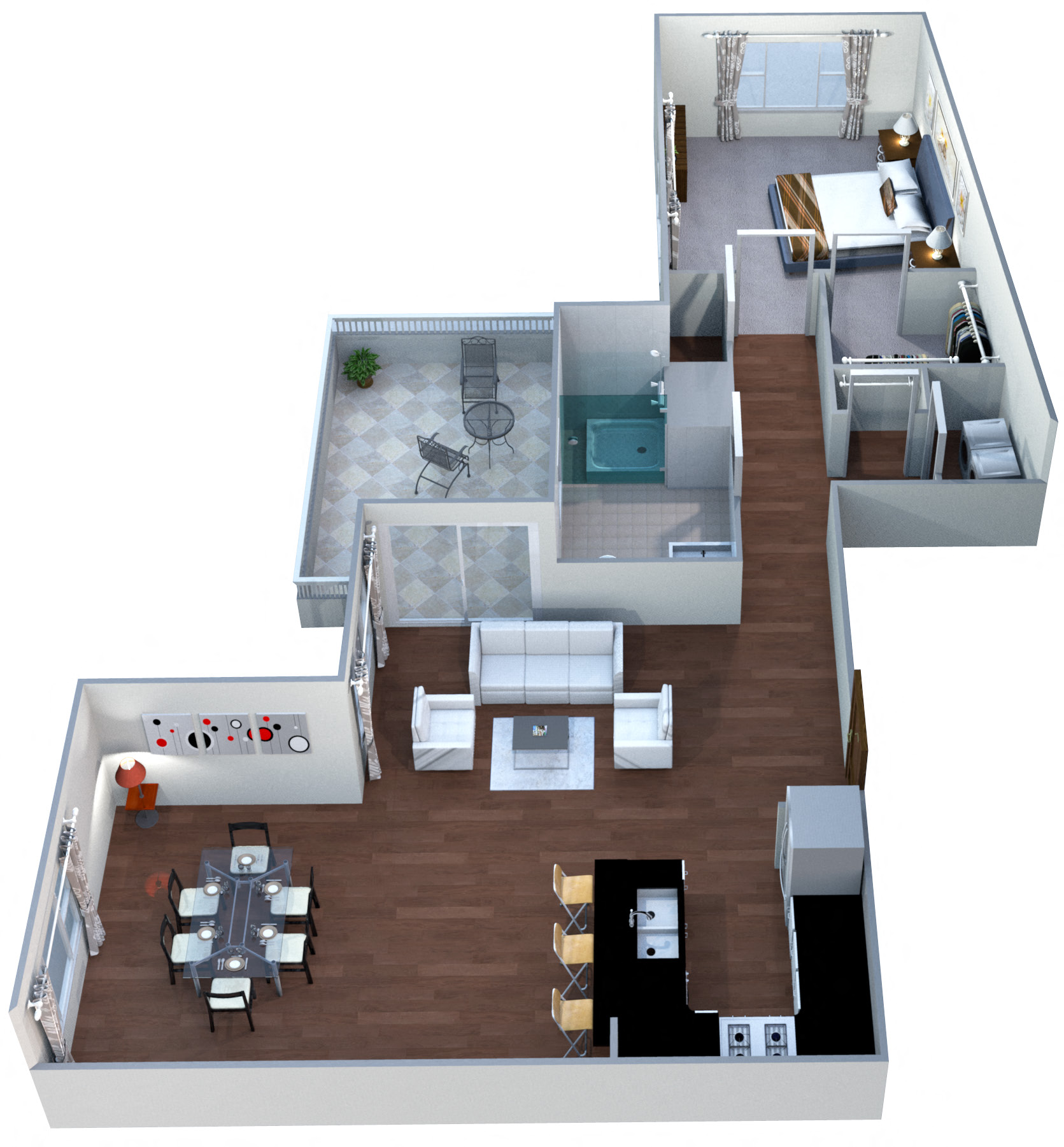 A4 Floorplan at Linea Cambridge