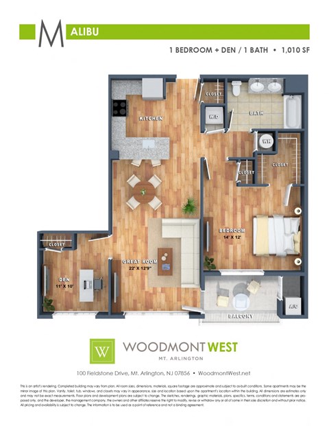 100 Fieldstone Drive 1-2 Beds Apartment for Rent - Photo Gallery 26