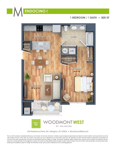 100 Fieldstone Drive 1-2 Beds Apartment for Rent - Photo Gallery 27