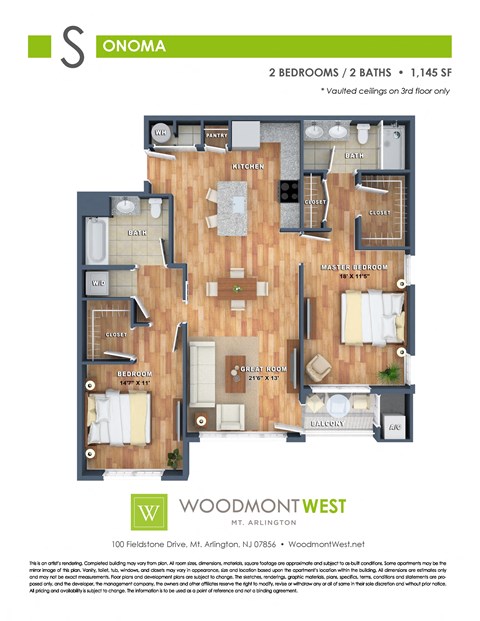 100 Fieldstone Drive 1-2 Beds Apartment for Rent - Photo Gallery 32