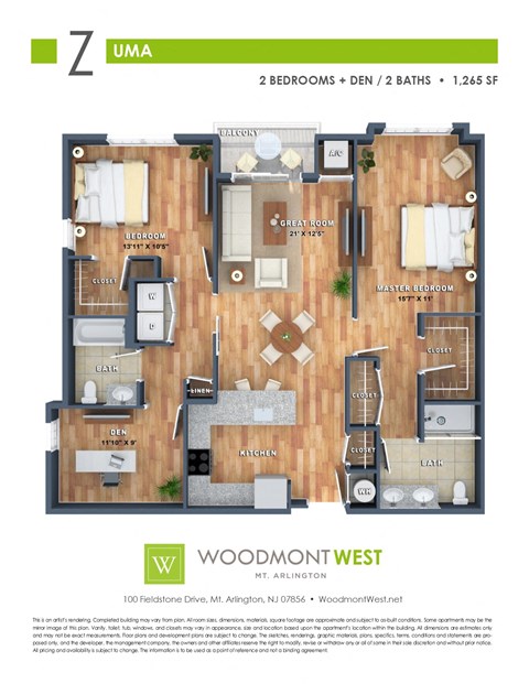 100 Fieldstone Drive 1-2 Beds Apartment for Rent - Photo Gallery 37