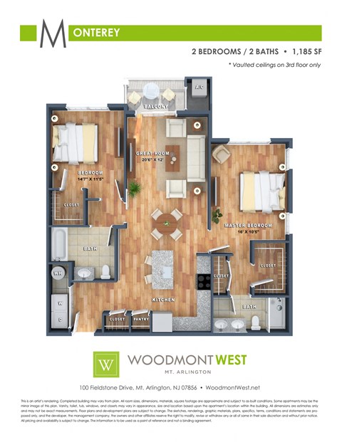 100 Fieldstone Drive 1-2 Beds Apartment for Rent - Photo Gallery 39