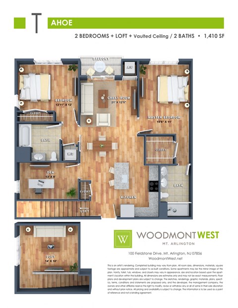 100 Fieldstone Drive 1-2 Beds Apartment for Rent - Photo Gallery 34