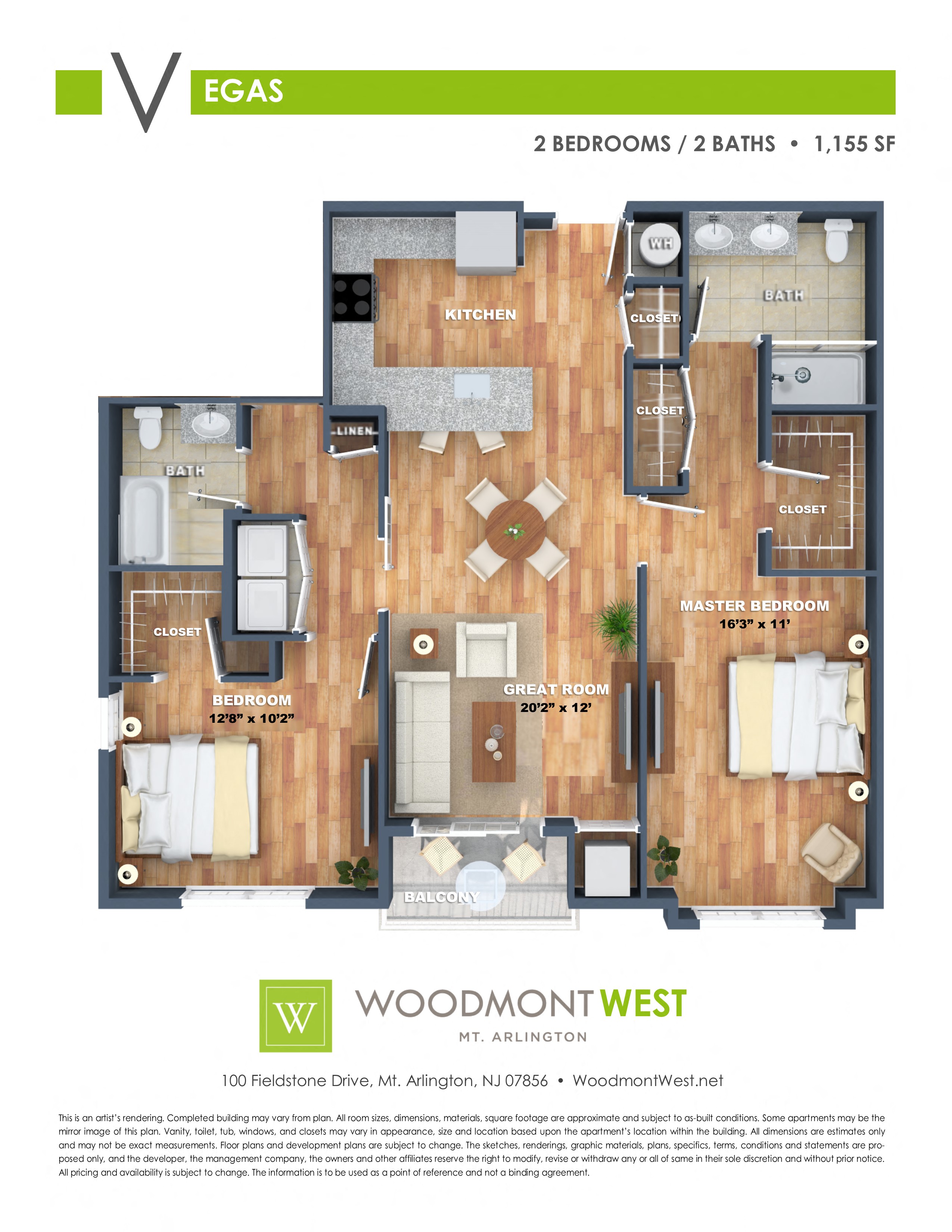 100 Fieldstone Drive 1-2 Beds Apartment for Rent - Photo Gallery 45