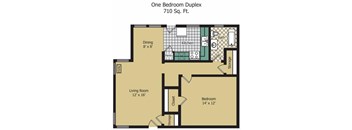 One Bedroom Duplex