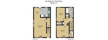 Two Bedroom Townhouse