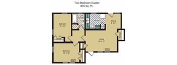 Two Bedroom Duplex