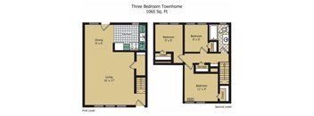 Three Bedroom Townhouse