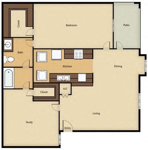2BR, 1BTH - A