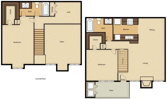 2BR, 2BTH - E