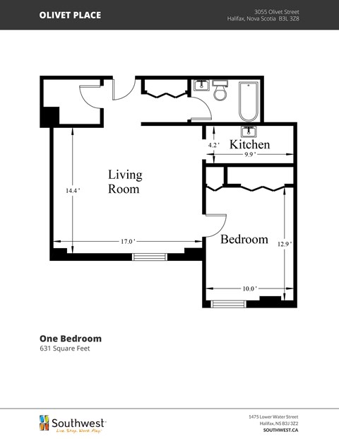 3055 Olivet Street Studio-2 Beds Apartment for Rent - Photo Gallery 10