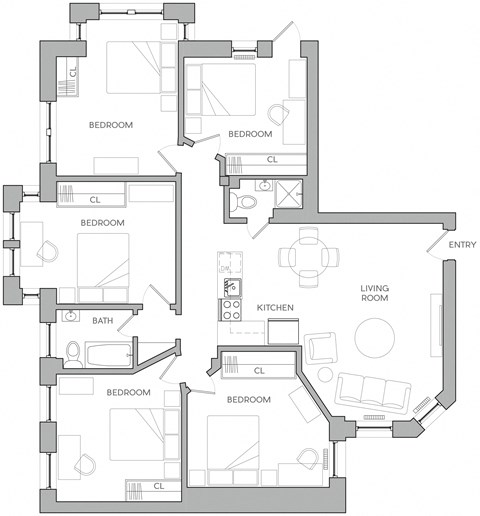 101 S 39th Street 1-5 Beds Apartment, Student for Rent - Photo Gallery 42