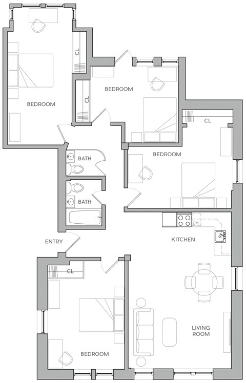 101 S 39th Street 1-5 Beds Apartment, Student for Rent - Photo Gallery 39