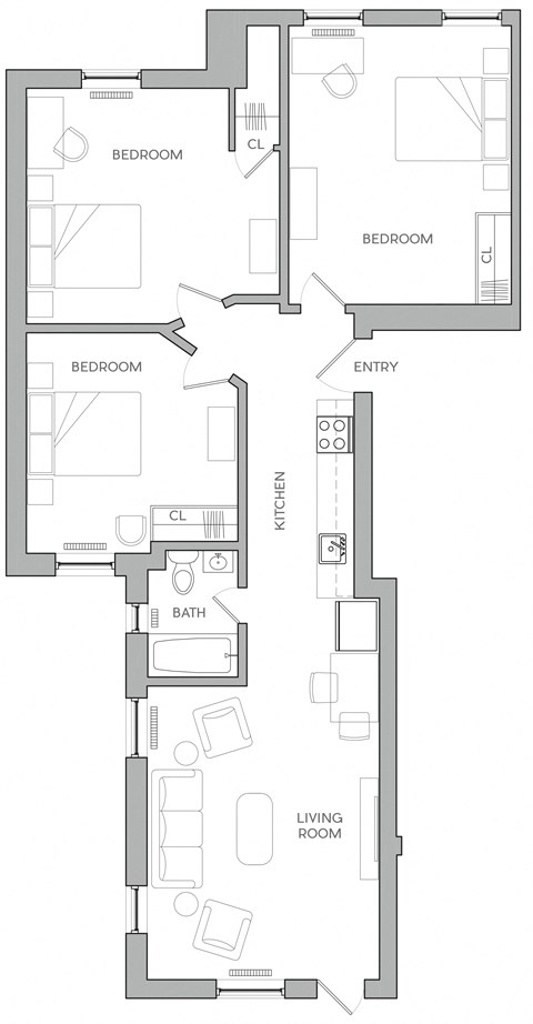 101 S 39th Street 1-5 Beds Apartment, Student for Rent - Photo Gallery 31
