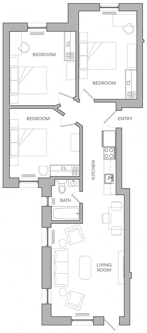 101 S 39th Street 1-5 Beds Apartment, Student for Rent - Photo Gallery 33