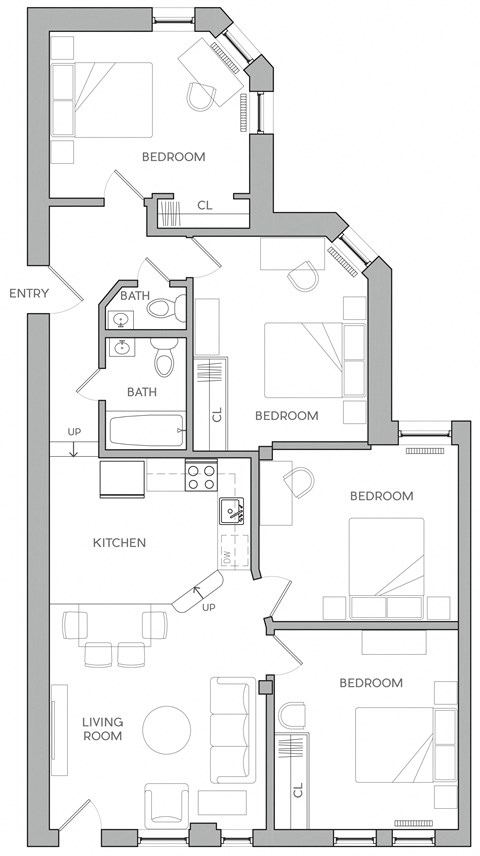 101 S 39th Street 1-5 Beds Apartment, Student for Rent - Photo Gallery 36