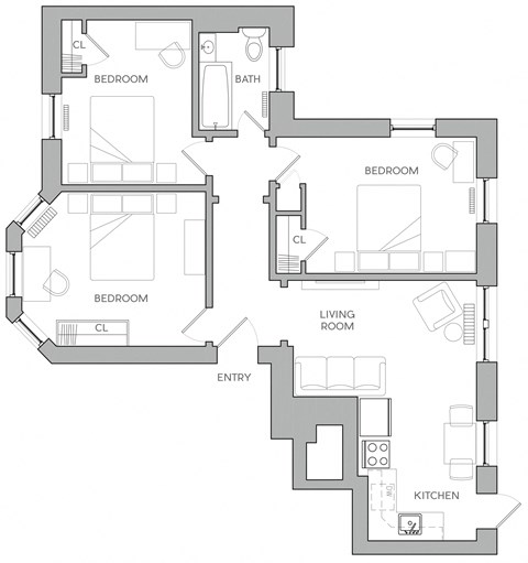 101 S 39th Street 1-5 Beds Apartment, Student for Rent - Photo Gallery 30