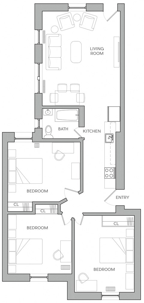 101 S 39th Street 1-5 Beds Apartment, Student for Rent - Photo Gallery 28