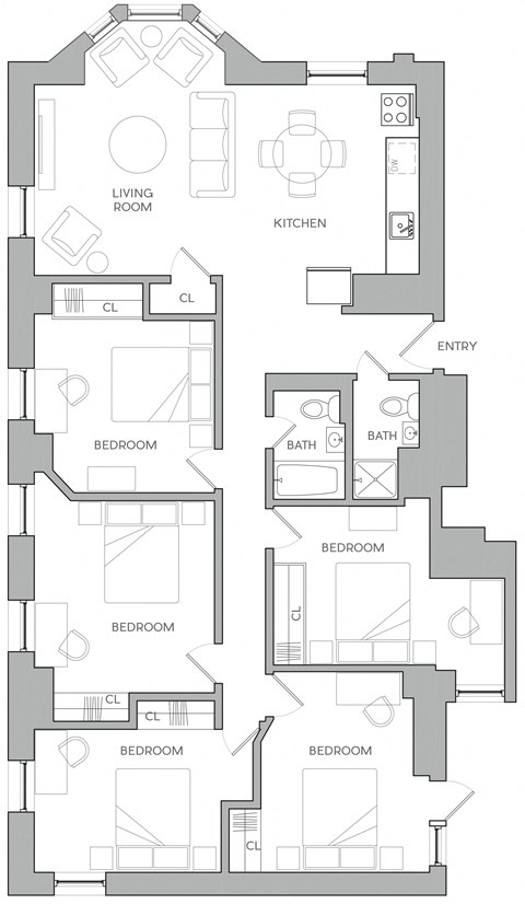 101 S 39th Street 1-5 Beds Apartment, Student for Rent - Photo Gallery 43