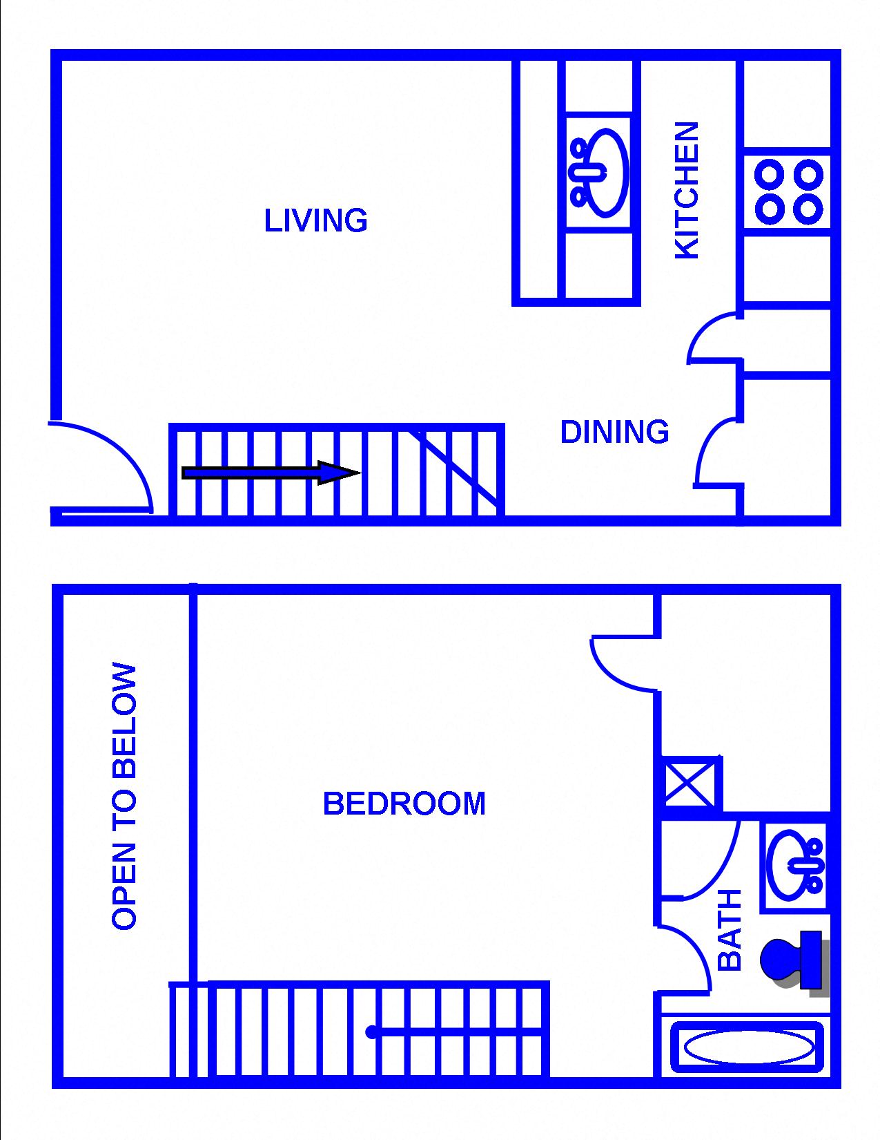 1BR, 1BTH - E/F/G