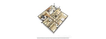 3 BR, 2 BTH Garden