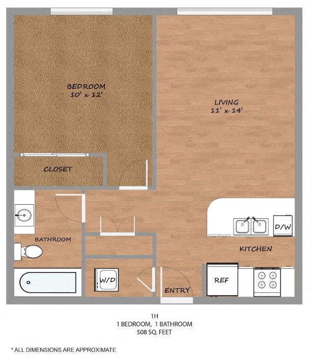 311 E. Hickory 1-2 Beds Apartment for Rent - Photo Gallery 26