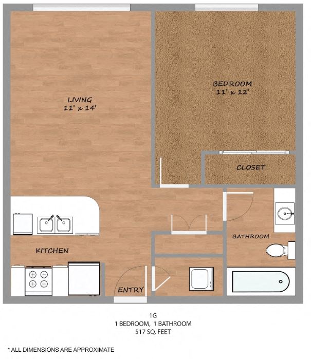 311 E. Hickory 1-2 Beds Apartment for Rent - Photo Gallery 25