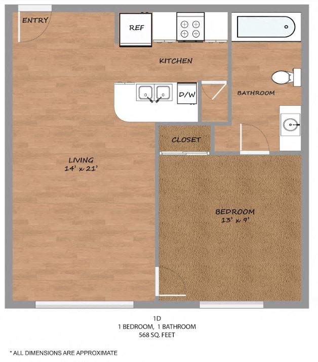 311 E. Hickory 1-2 Beds Apartment for Rent - Photo Gallery 23