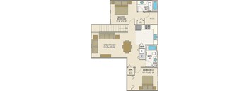 2 Bedroom 2.5 Bath A