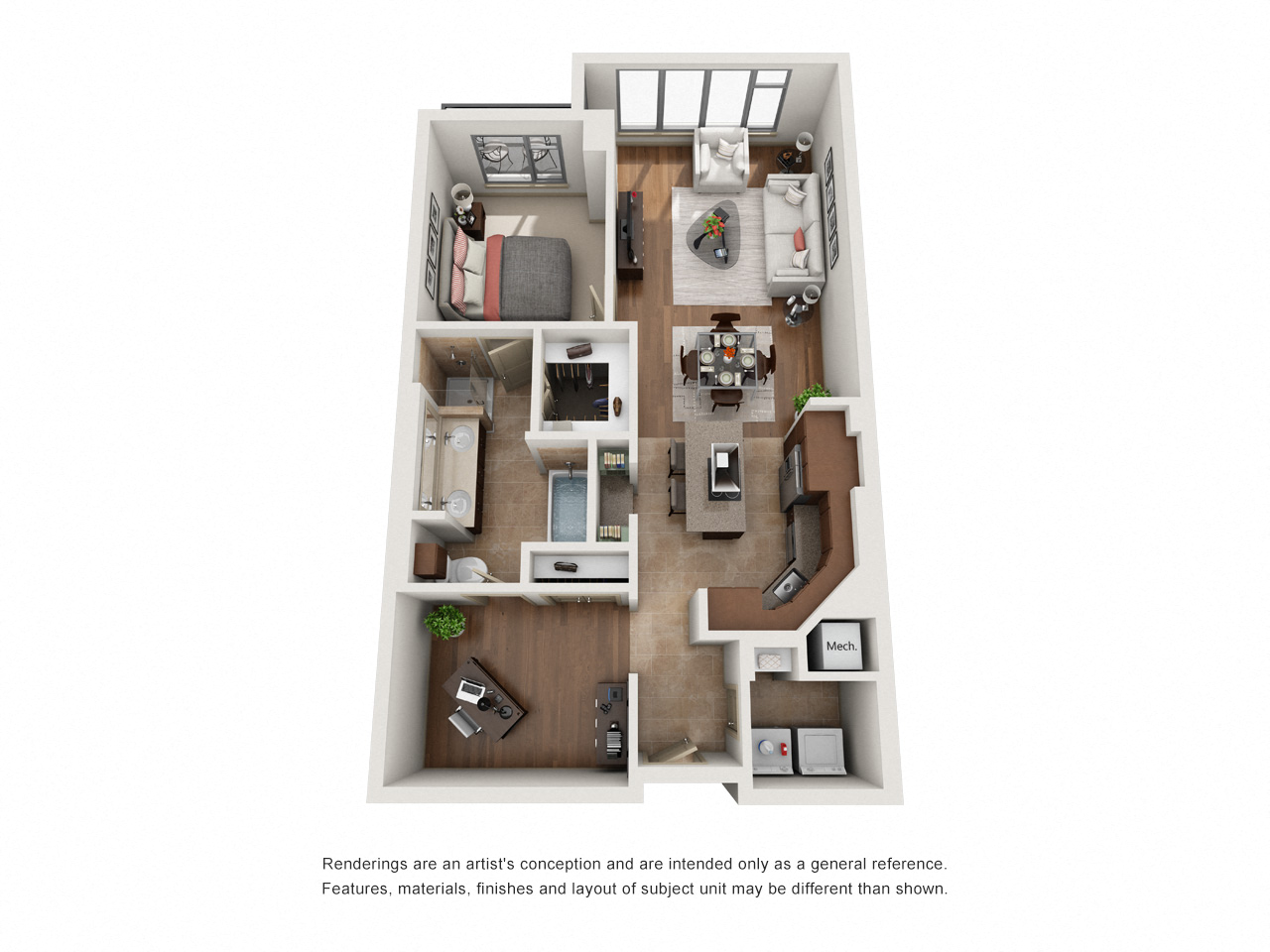 One Bedroom | One Bathroom