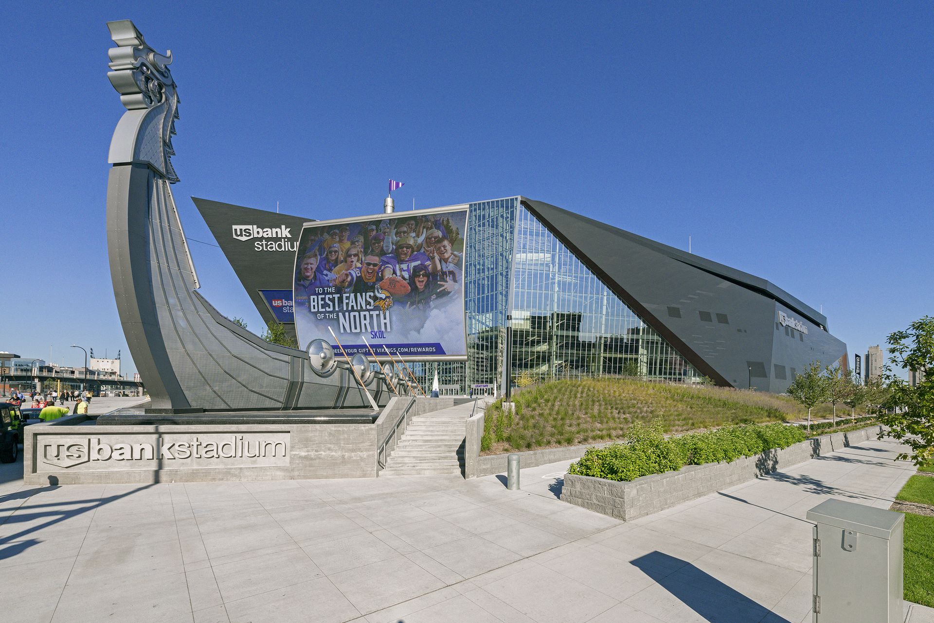 US Bank Stadium- Viking Ship