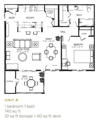 1 Bed 1 Bath