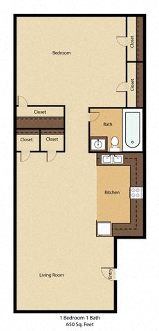 One Bed One Bath