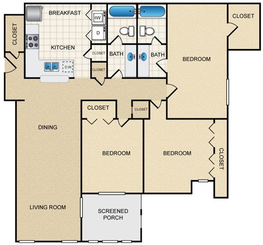 C1 Floor Plan 7