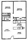 2 Bed 1 Bath 2 Bed 1 Bath
