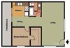 1 Bed 1 Bath Floorplan 1 Bed 1 Bath Floorplan at Terramonte Apartment Homes, CA 91767