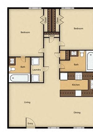 2 Bed 2 Bath 2 Bed 2 Bath