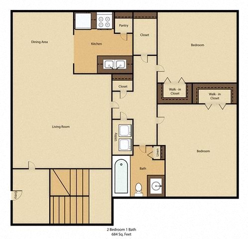 1BR,1BTH