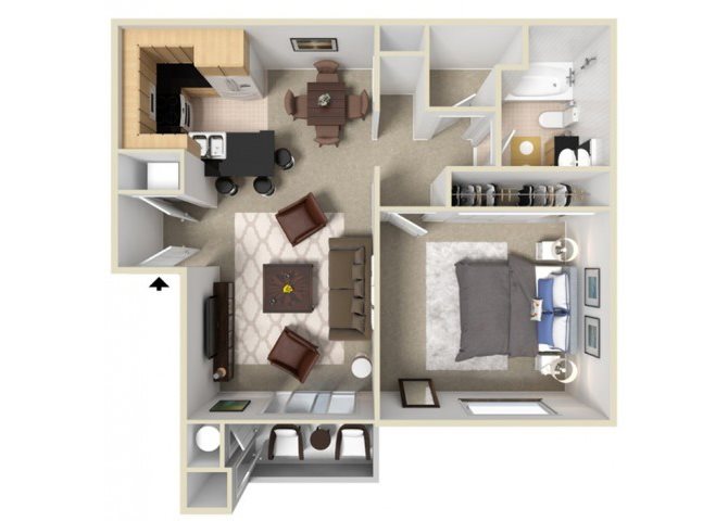 Kayak floor plan.
