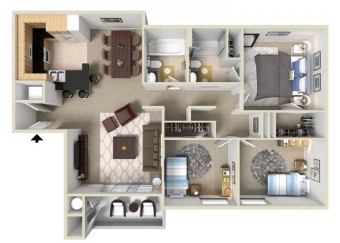Outrigger floor plan.