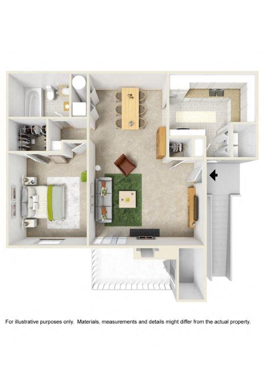 1Bedroom/1Bath