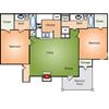 2 bed 2 bath