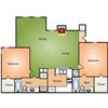 2 bed 2 bath w/view