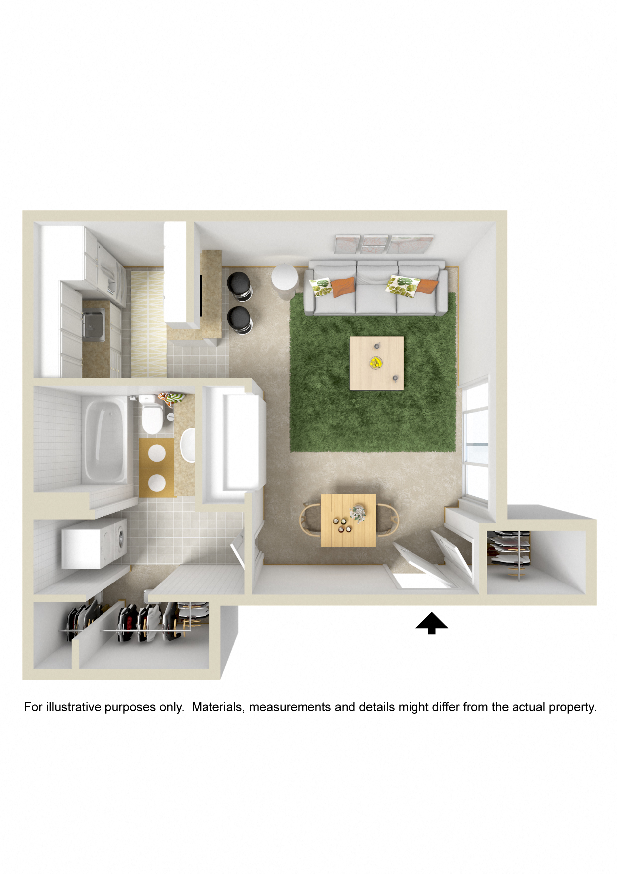 Studio with Optional Creek View