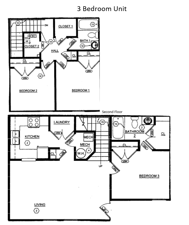 Cherry Grove Floor Plans  | 3 Bedroom