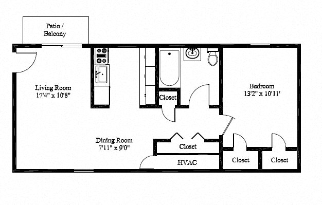 Park Drive 1 bedroom apartment in Palymra
