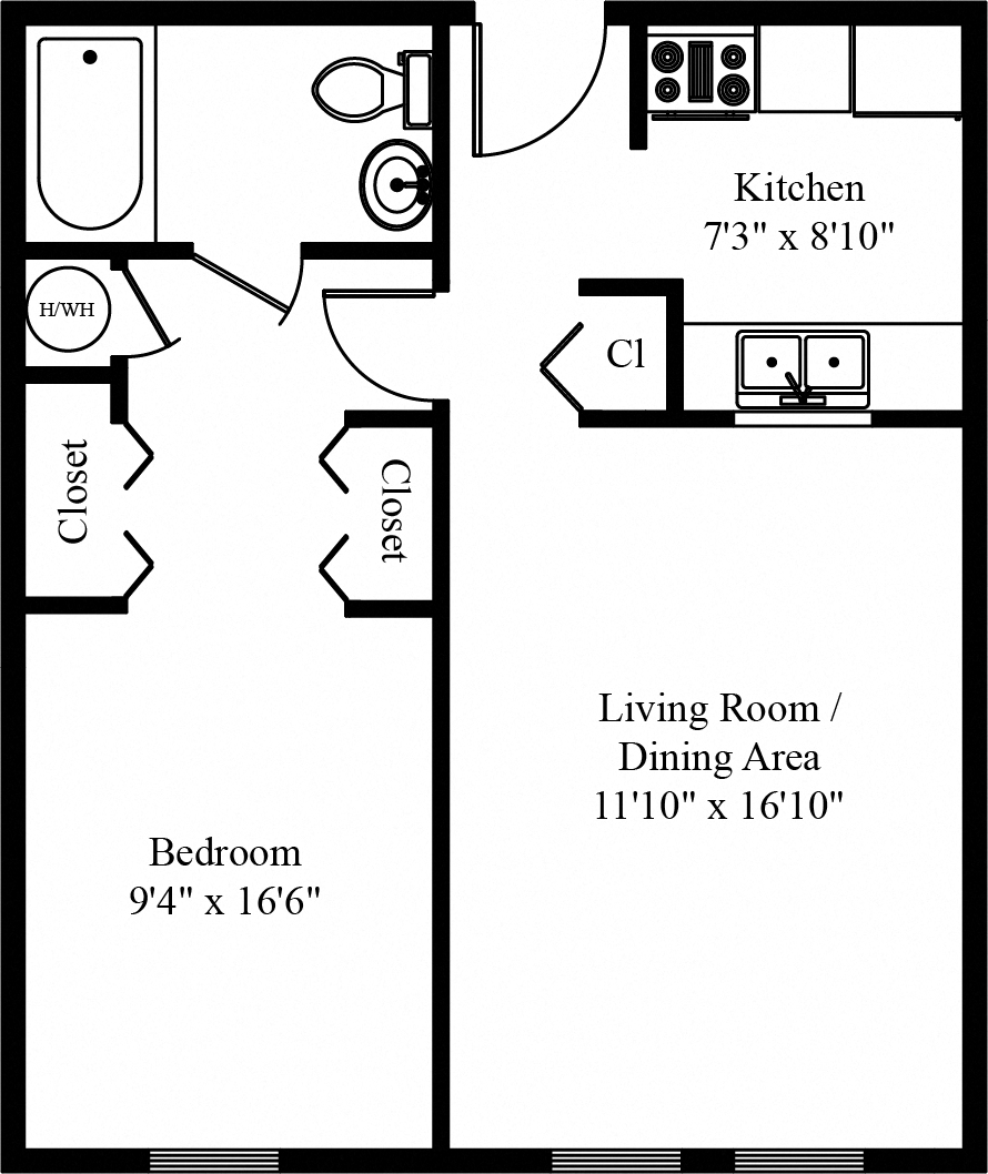 1 Bed 1 Bath Apt in Three Springs
