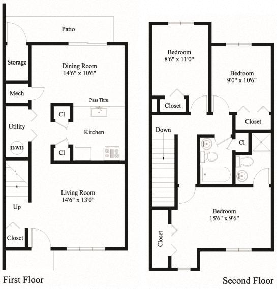 3 Bed 2 Bath Apt in Shippensburg